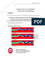 CCHE2D Two Dimensional Hydrodynamic and Sediment Transport Model For Unsteady Open Channel Flows Over Loose Bed PDF