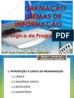 01 LP - 1ºano - Lógica da Programação