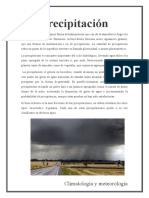 Precipitación