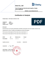 Dasky Certification of Analysis PDF