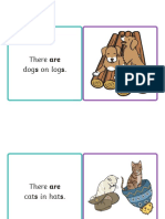 There Is - There Are Rhyming-Flashcards PDF