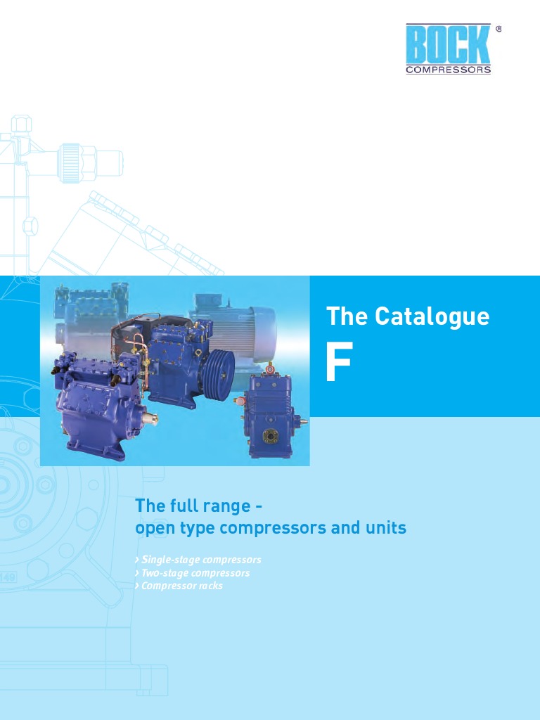 Bock Open Compressor Catalogue PDF