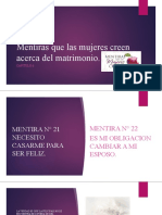 Mentiras Que Las Mujeres Creen Acerca Del Matrimonio