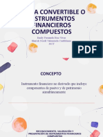 Deuda Convertible o Instrumentos Financieros Compuestos