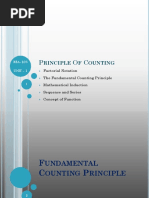 Fundamental of Counting Principle