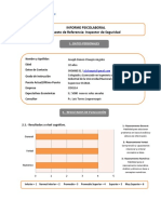 Informe Psicolaboral