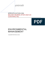 Environmental Management: Specification 204