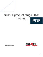 SUPLA Product Range User Manual: 24 August 2018