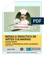 Modulo Artes Culinarias 10mo Final PDF