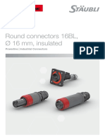 Round Connectors 16BL, Ø 16 MM, Insulated