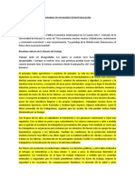 Trabajo y Desarrollo Humano en Un Mundo Desnaturalizado