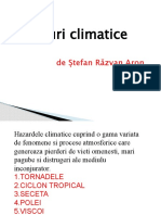 Proiect Geografie HAZARDURI CLIMATICE