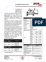 Datasheet Model C-EL Electrically Operated Control Valve