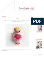 Summer Flower Fairy Doll (Free Amigurumi Crochet Pattern) : Search This Blog