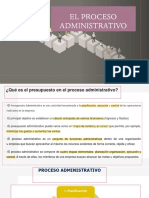 El Proceso Administrativo Seminariode Costos y Presupuestos PDF
