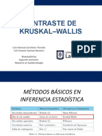 Contraste de Kruskal-Wallis