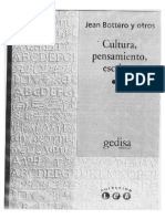 Cultura Pensamiento Escritura MESOPOTAMIA