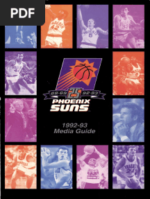 1992-93 Phoenix Suns Media Guide Phoenix Suns P - B071CQBX7V PDF