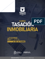 Programa Tasación Inmobiliaria Universidad de Talca PDF