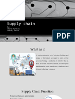 Supply Chain: By: Sharon Martinez Yetzaly Torres