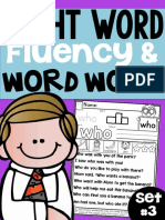 Set #3 Sight Word Fluency & Word Work
