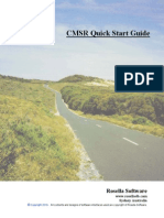 CMSR Quick Start Guide: Rosella Software