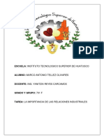 La Importancia de Las Relaciones Industriales