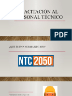 Capacitación Al Personal Técnico