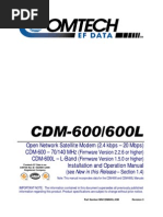 Download Buku Modul Panduan Modem Comtech EF Data CDM-600-600L by erico septiahari SN48405697 doc pdf