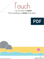 Senses Touch Kindergarten PDF