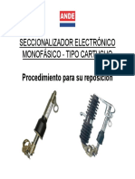 Operación Seccionalizador Monof Tipo Cartucho PDF