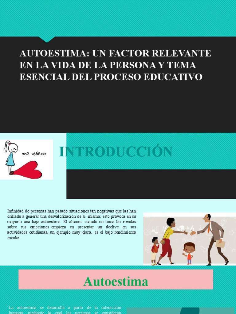 Autoestima y su Impacto Educativo | PDF | Autoestima | Las emociones