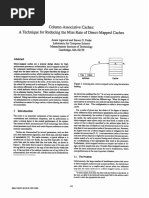 Column-Associative Caches: A Technique For Reducing The Miss Rate of Direct-Mapped Caches