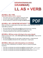 As Well As + Verb (Grammar) PDF