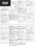 L TEX Cheat Sheet: Layout Structure The Document Math Equations