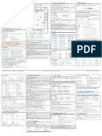 L TEX Cheat Sheet: Layout Structure The Document Math Equations