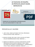 PPH Hewani Xi Pengenalan Materi