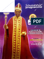 Souvenir Programme of The 5th Anniversary of Henshaw VI (Obong of Calabar)