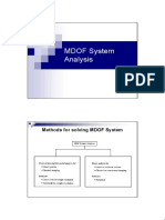 MDOF System Analysis - Direct Analysis