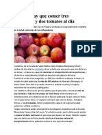 Comer Tres Manzanas y Dos Tomates PDF