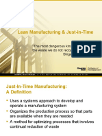 Lean Manufacturing Just in Time