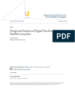 Design and Analysis of Digital True Random Number Generator: VCU Scholars Compass