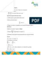 Ecuaciones Diferenciales Exactas y Métodos de Solución