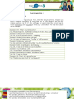 Learning Activity 4 Evidence: Calling 911