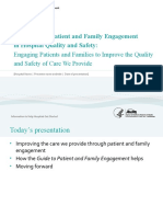 The Guide To Patient and Family Engagement in Hospital Quality and Safety
