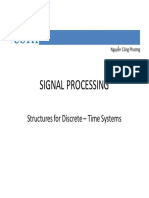 Signal Processing: Structures For Discrete - Time Systems