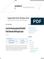 Cara Print Penatausahaan SPP Definitif Pada Siskeudes 2019 Dengan Cepat - Administrasi Desa PDF