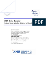 2021 Spring International Student Graduate School Admission - 대학원 - 영문 - 최종 PDF
