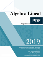 Formato Portafolio Algebra Lineal PDF