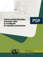 CRITERIOS JURISPRUDENCIALES RELEVANTES SOBRE LA ACREDITACION DE REQUISITOS PENSIONARIOS.pdf